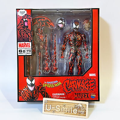 Re-release MEDICOM TOY No.118 MAFEX CARNAGE COMIC Ver Venom Re-release MEDICOM TOY No.118 MAFEX CARNAGE COMIC Ver Venom