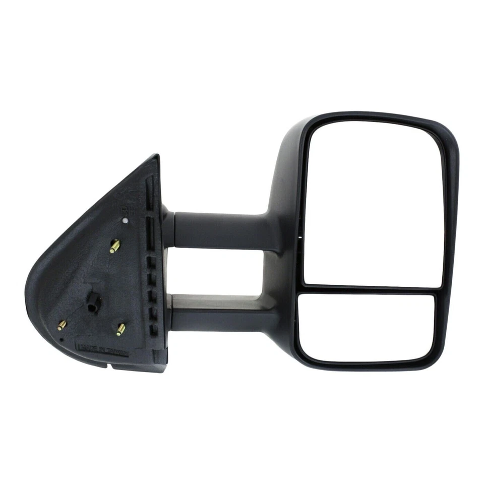 Juego de espejos retrovisores de remolque manuales del lado del conductor y del pasajero para Silverado Sierra 2007-2013 Foto 2 de 4
