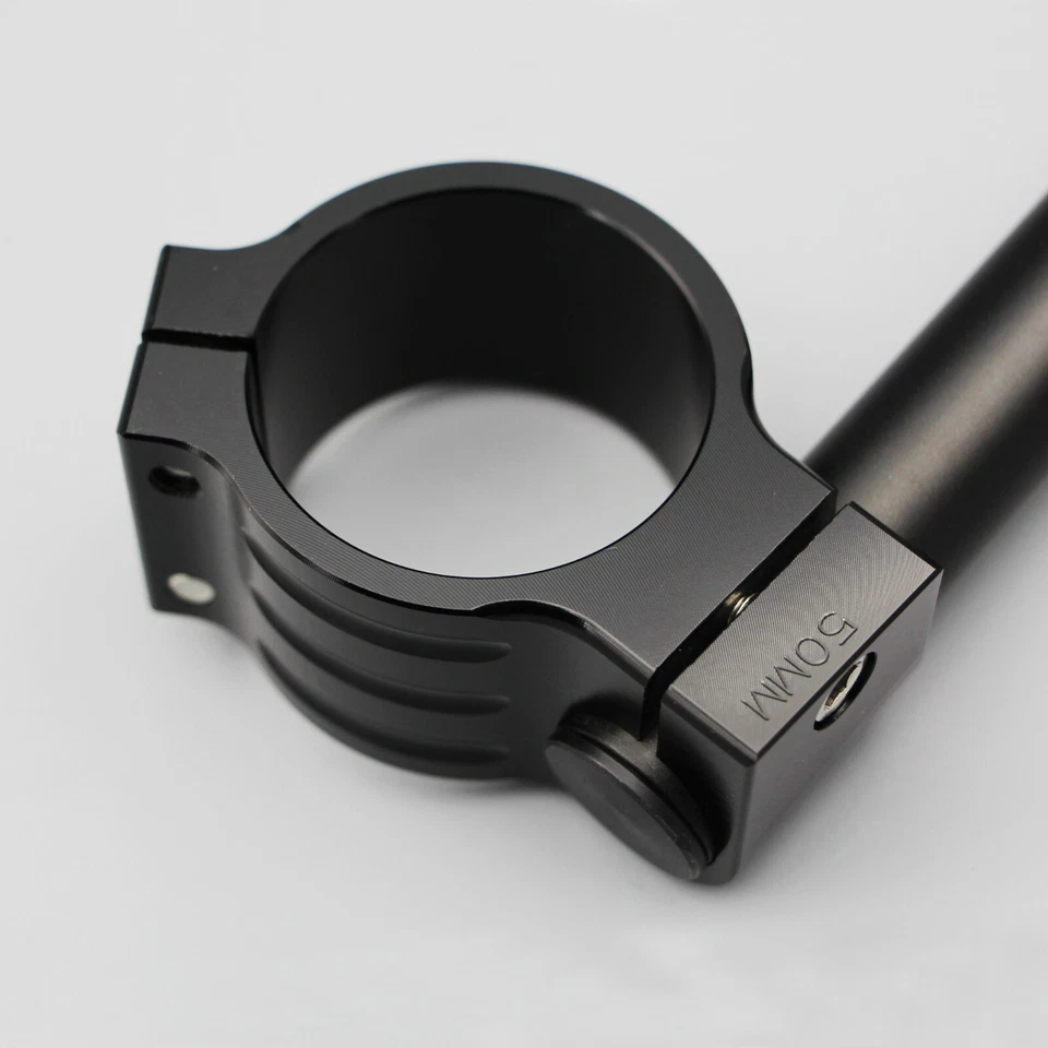 Manillar de tubo de horquilla con clip de 50 mm apto para Triumph Daytona 675 675R Street Triple Foto 3 de 4