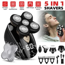Electric Hair Remover Shavers Bald Head Razor Smooth Skull Cord Cordless Wet Dry