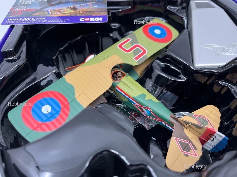 Corgi AA37910, SPAD S.XIII, S.7714, Captain Robert Soubiran, 1:48 - Image 3 of 4