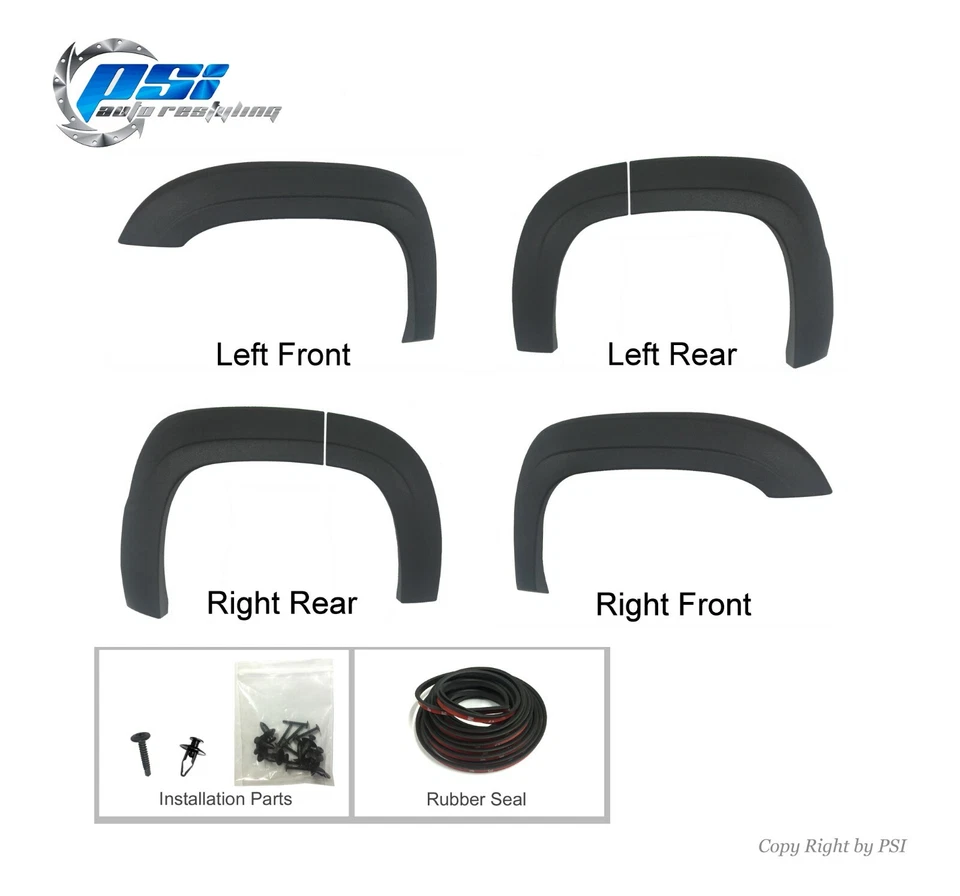 Guardabarros estilo OE texturizado para GMC Yukon 2007-2011; excluye Denali Foto 2 de 3