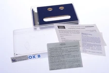 ✅ MINOX B ORIGINAL MAKERS BOX, CASE, KEEPER *NO CAMERA, NO LEATHER CASE*