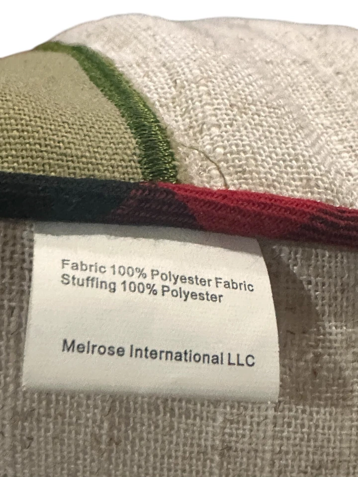 Вышитая рождественская подушка для прицепа автофургона жилого автофургона собаки елки праздника 16 дюймов x 16 дюймов - Изображение 3 из 3