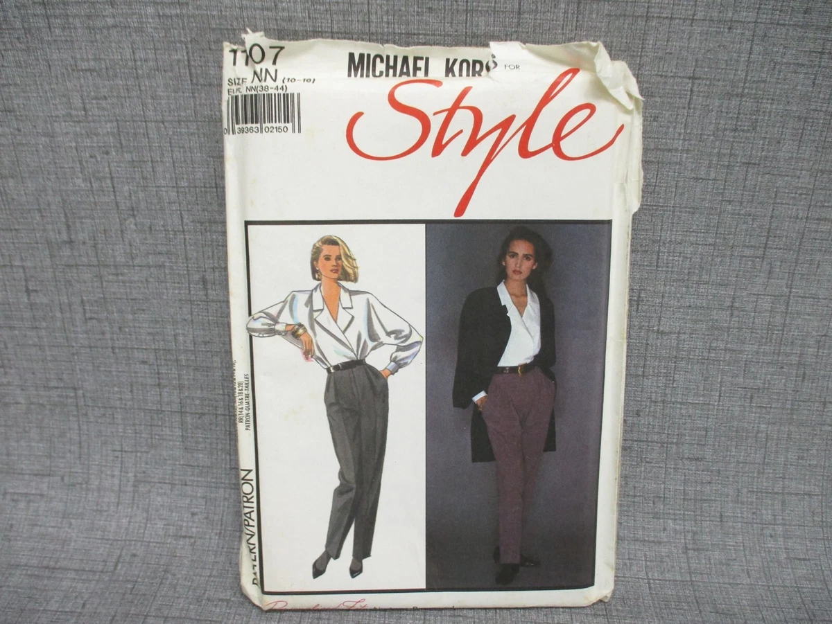 Michael Kors for Style 1107 Womens Pants Unlined Jacket Blouse Top