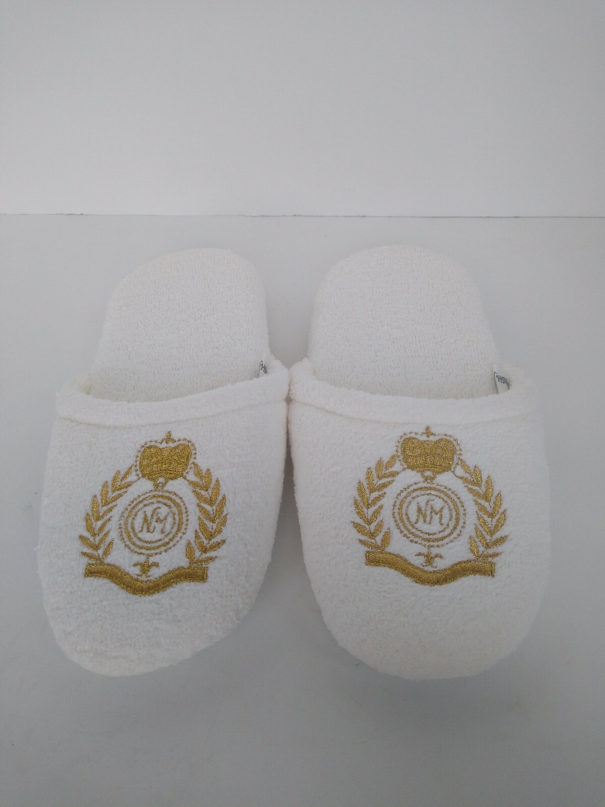 PANTOFOLA D’ORO Ciabatta Vara bianca taglia media Neiman Marcus Ho ciabatte oro