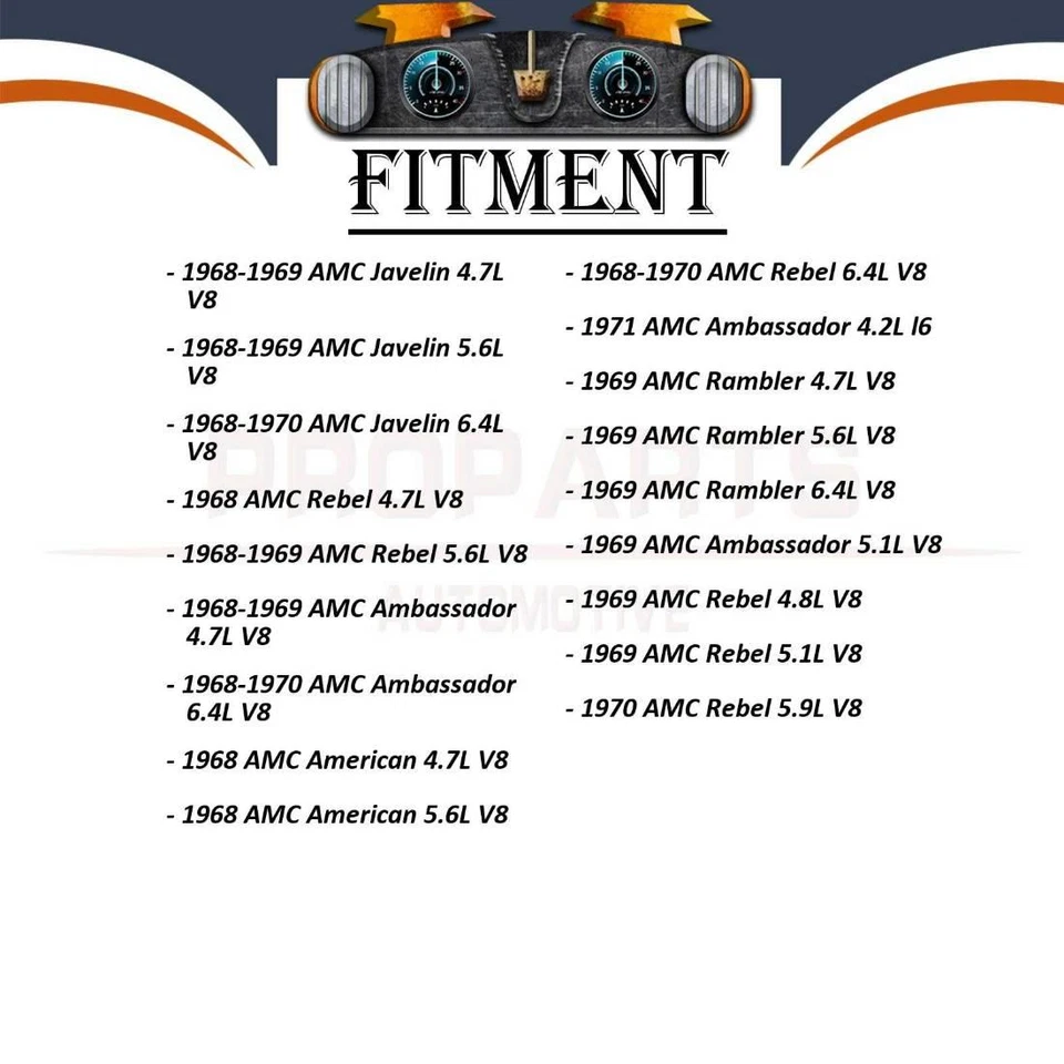 1x Bomba de dirección asistida para 1971 1972 1973 1974 AMC Matador 5,9 L Foto 3 de 4