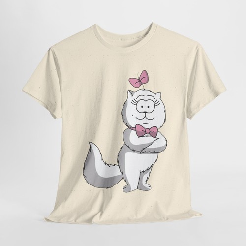 Vintage Sonja Cat T-Shirt, Heathcliff Cartoon Tee, Retro Catillac Cats Shirt - Picture 41 of 118