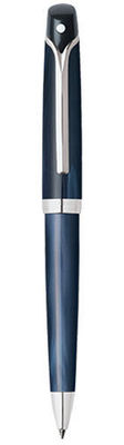 Sheaffer Valoe Ballpoint Pen, DEEP BLUE & PALLADIUM, Made In Italy - Brand New