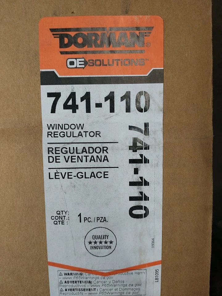 Regulador de ventana delantera izquierda Dorman 741-110 y motor para Select Saturn 1997-2002 Foto 4 de 4