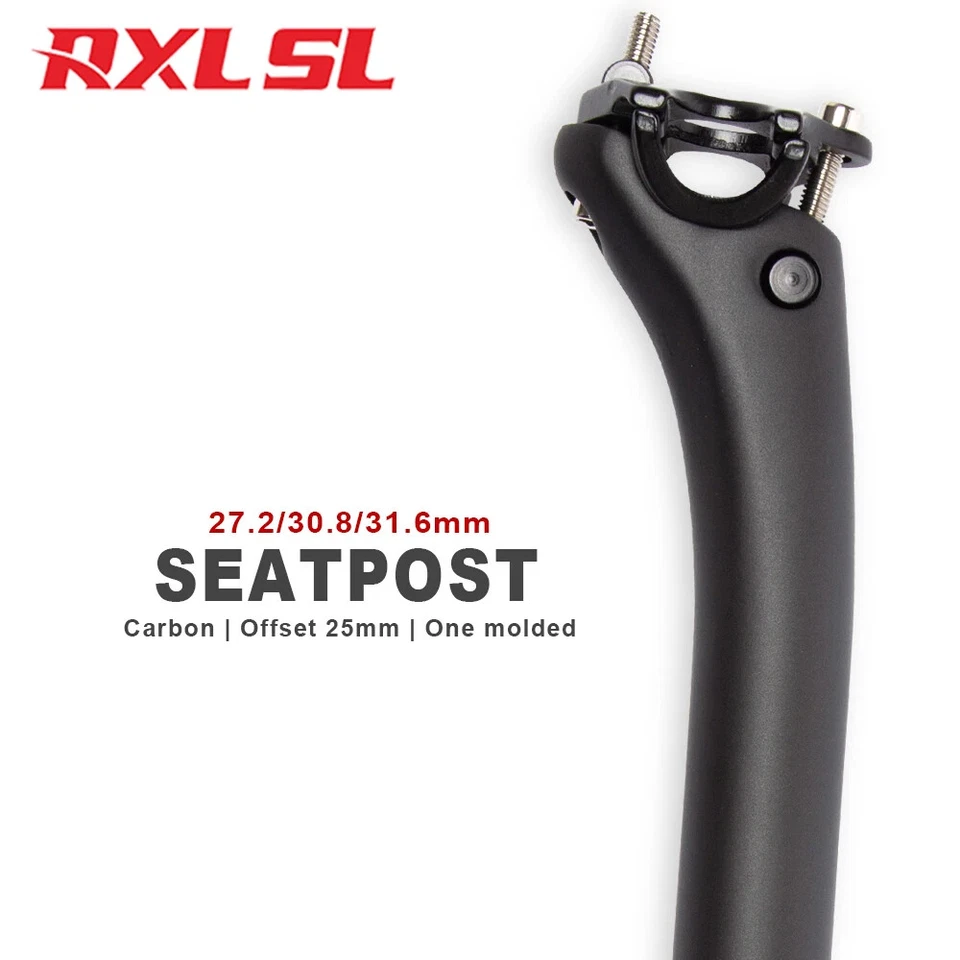 350/400mm Mountain Road Bike Carbon Seatpost 25.4/27.2/31.6mm Bicycle Seat Post - Image 3 of 4