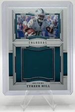Tyreek Hill 2023 Panini National Treasures - 27/49 - Colossal Card# CMT-20