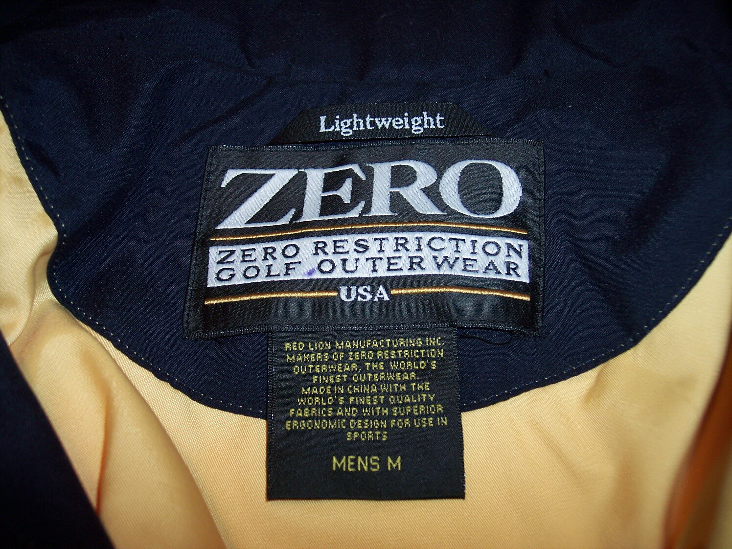 Classic Zero Restriction Medium Yellow/Black LS 1… - image 5