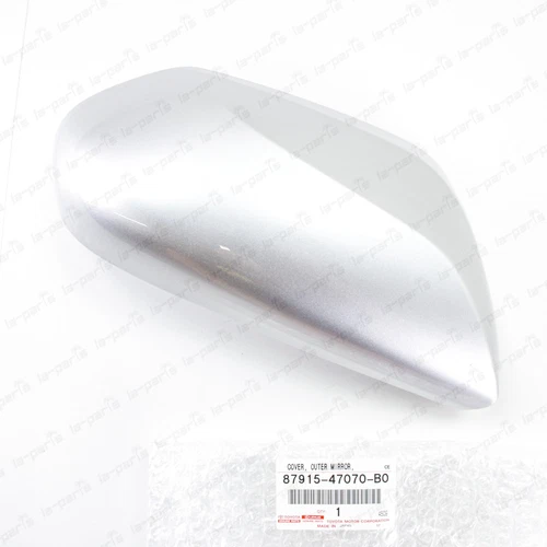 New Genuine Toyota 16-21 Prius Passenger Mirror Cover Silver 1F7 87915-47070-B0