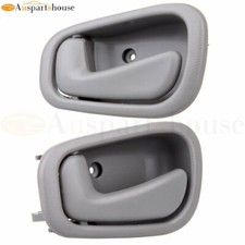 Pair Of Inside Gray Door Handle For 1998-2002 Toyota Corolla Interior Left Side Pair Of Inside Gray Door Handle For 1998-2002 Toyota Corolla Interior Left Side