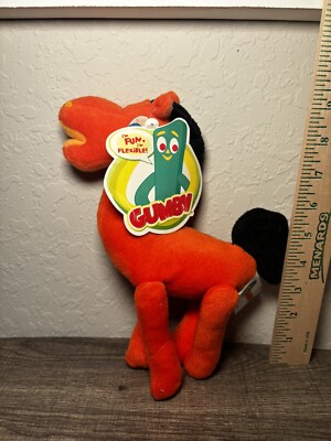 Gumby Sidekick NICE ORANGE POKEY THE PONY HORSE 9