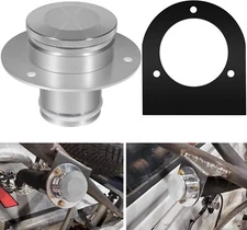 172530 Fuel Tank Filler Neck Gas Cap Weld-On Steel Bracket 2" Remote Filler Hose