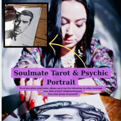Soulmate Sketch with Tarot Reading Future Husband or Wife- See Your Soulmate
