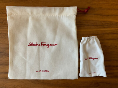 Ferragamo belt drawstring dust bag | eBay