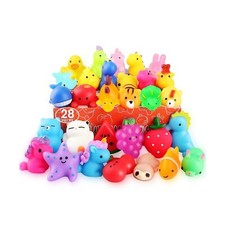Squishies, 28 Pack Mochi Squishy Toys - Kawaii Cat Squishys Slow Rising Anima...