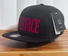 Scarface Tony Montana SnapBack Logo, Flat Bill Hat Black Color Foam Trucker Hat
