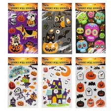 Wall Stickers Scary Bat, Pumpkin Spooky Theme Party Halloween  Decoration HAL384