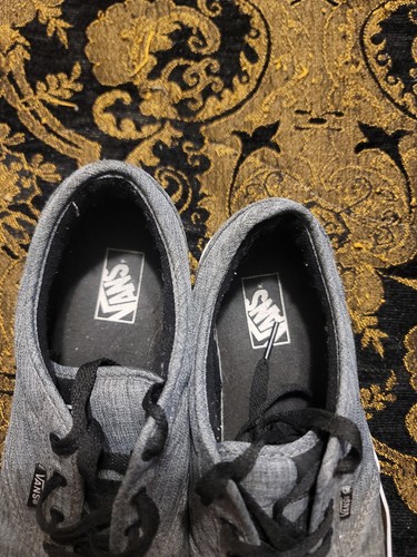 Vans Atwood Gray Canvas Casual Skateboard Sneaker Size Youth 6.5 / Womens 8 - Picture 5 of 9