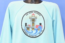 vintage 80s SAN PEDRO CALIFORNIA CENTENNIAL CELEBRATION 1888-1988 SWEATSHIRT L