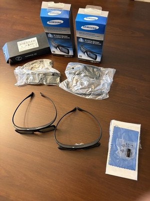 Samsung SSG 3050GB 3D Active Glasses   Lot of 4   Tested Working