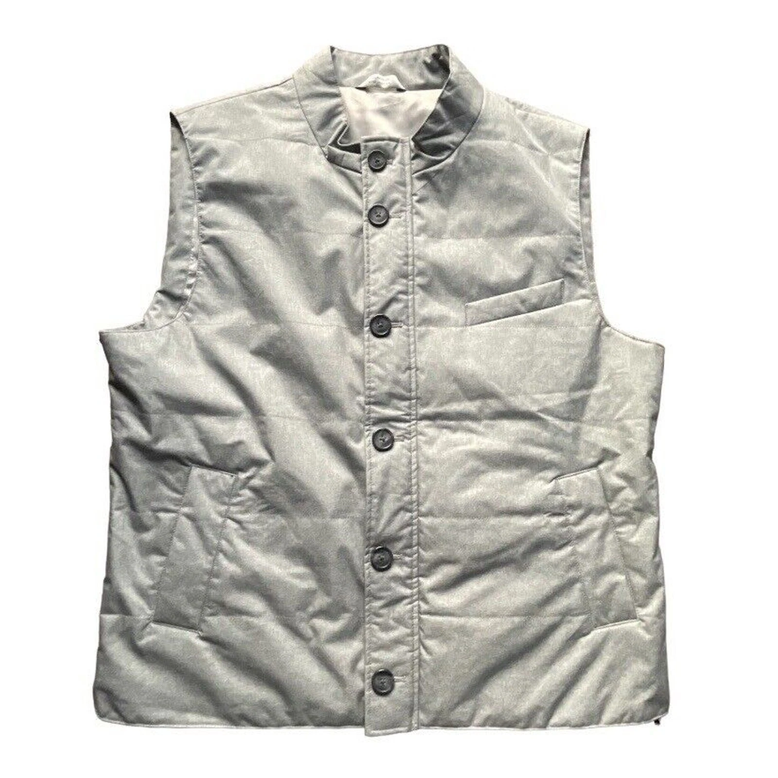 NWOT Cardinal of Canada Softshell Full Zip Vest Logo Light Grey Large Men