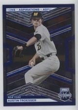 2023 Panini Elite Extra Edition Blue Aspirations /349 Austin Troesser #37 0nr3