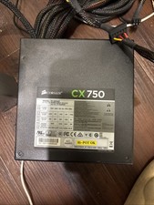 Corsair CX750 750W PSU 75-001447 ATX Gaming Power Supply CP-9020015