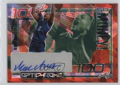 2022 Leaf Optichrome So Money Red Crystals 1/2 Mark Armstrong #SM-MA1 Auto 1t6s