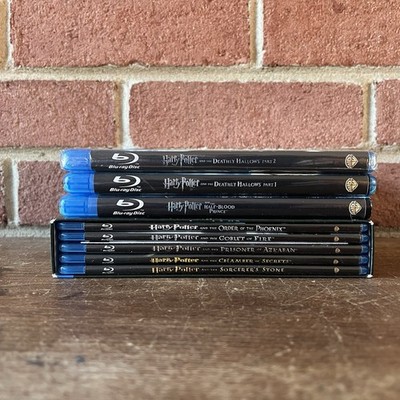 Harry Potter Complete 8 Film Blu-ray Lot - All Movies Included