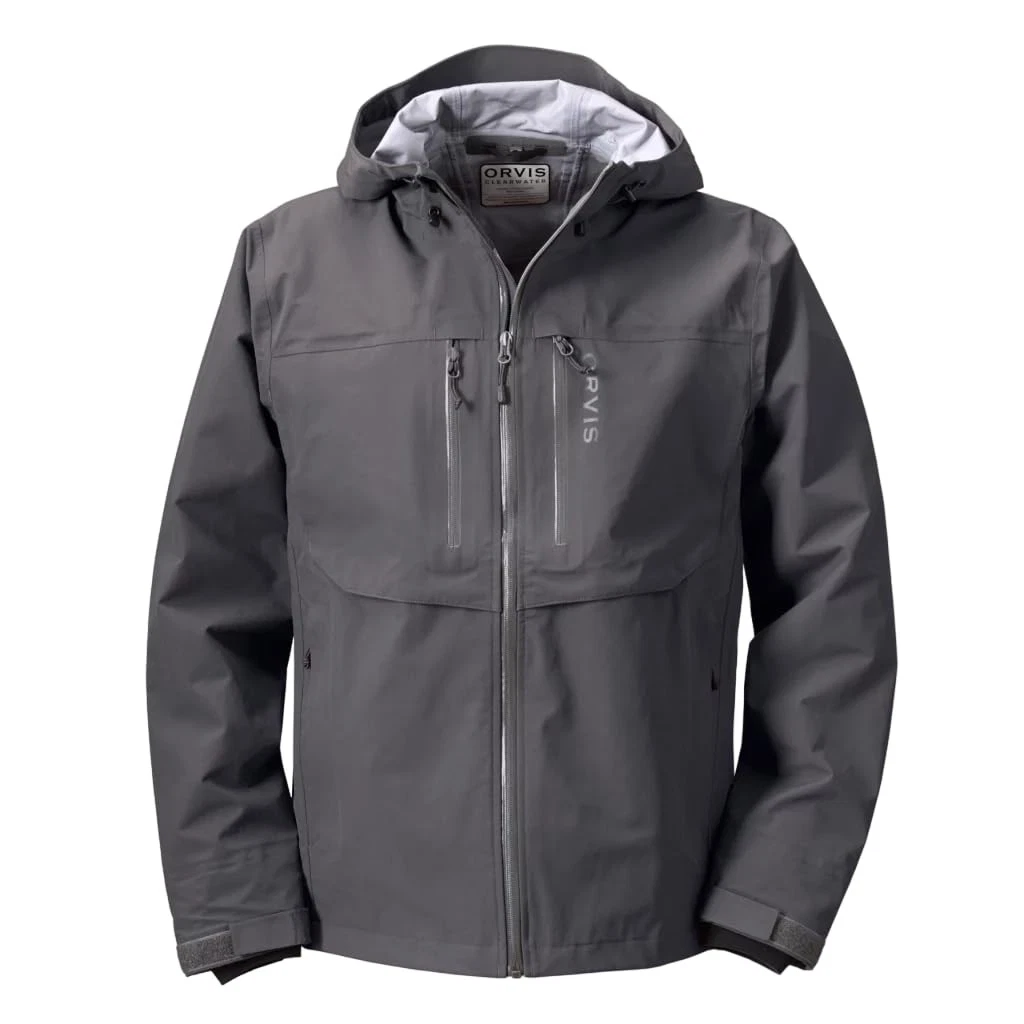 Men's Clearwater Wading Jacket Hooded 20K Waterproof Jackets for Men with In...