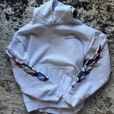 Chrome Hearts Matty Boy Flame Floral Sleeves Hoodie