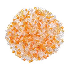 2000 Pcs Glass Seed Beads, 1.5mm Mini Glass Seed Spacer Bead, Rainbow Color