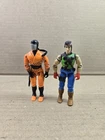 G.I. JOE: Spirit Iron-Knife Air Commandos 1991 & Cobra Ninja Slice Hasbro Used