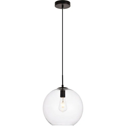 Living District LDPD2114 Placido Pendant Black and Clear - Picture 1 of 5