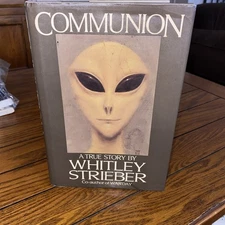 Communion (1987) 1st Edition 1st Printing Whitley Strieber HCDJ RARE UFO VG