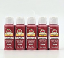 5 Apple Barrel Gloss Acrylic Craft Paint Hot ...