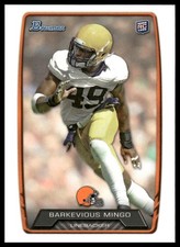 Barkevious Mingo Rookie RC 2013 Bowman #181 Cleveland Browns
