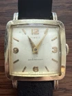 Vintage 1950s US Time Tank Watch Made in USA Manual Wind Shock Resistant