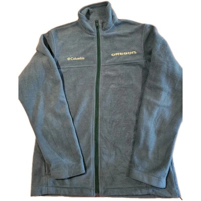 Columbia Ducks Oregon Sport Fleece Herren Größe Small flaschengrün mit gelbem Logo