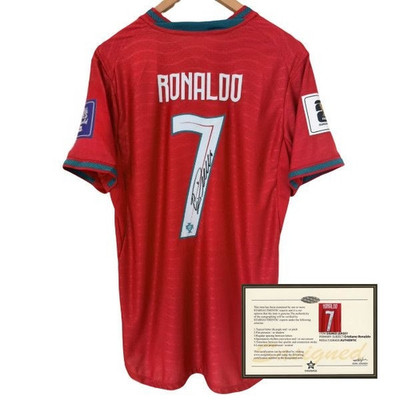 2026 Portugal Ronaldo No 7 Signed Style Soccer Jersey CR7 Fan Gift
