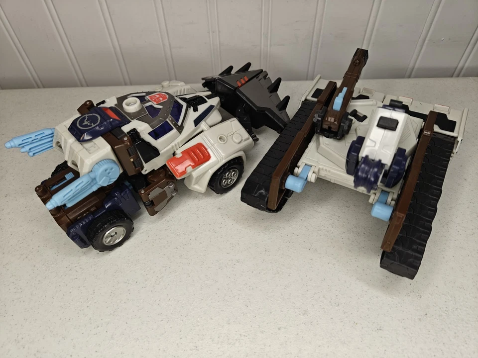 Transformers Energon Landquake Powerlinx Battles Hasbro 2004 Action Figure Robot - Image 3 of 4