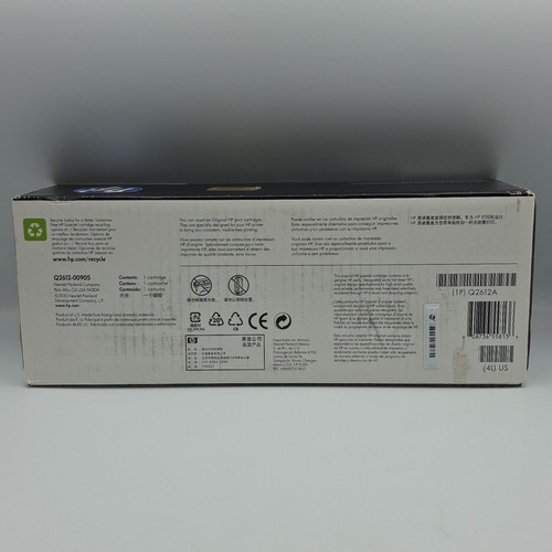 HP LaserJet 12A Q2612A schwarze Tinte Toner Druckpatrone Original OEM neu im Karton - Bild 3 von 4
