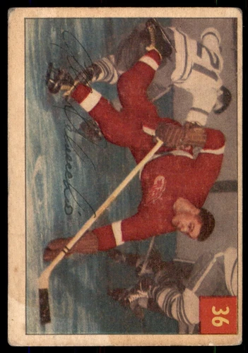 1954-55 Parkhurst #36 Alex Delvecchio VG