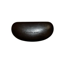 Michael Kors Hard Shell Eyeglass Case Brown Clamshell Protective Case