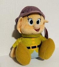 Dopey Plush Stuffed Animal Snow White  The Seven Dwarves Disney